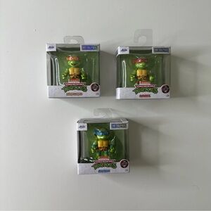 Teenage Mutant Ninja Turtles Metalfigs Action Figures - Green and Yellow